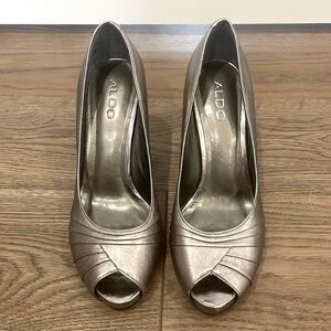 Aldo 4” Heels with Peek-a-Boo Toe